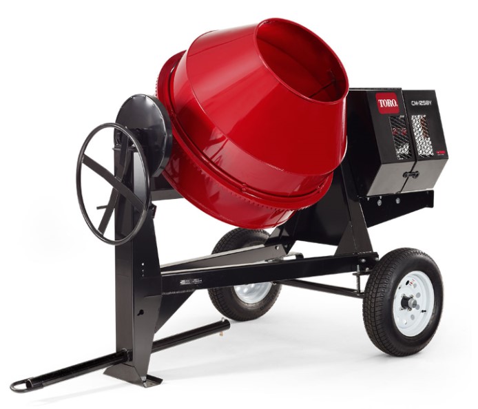 Toro 1258HS Concrete & Masonry Mixer with Steel Drum PDQ