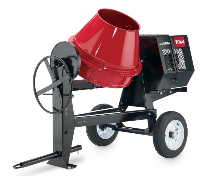 Toro 658HS Concrete & Masonry Mixer with Steel drum