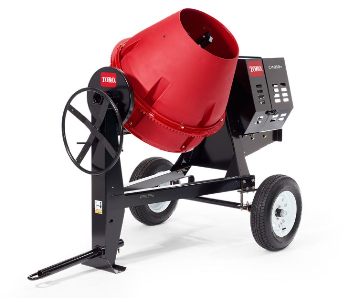 Toro 658HS Concrete & Masonry Mixer with Steel drum