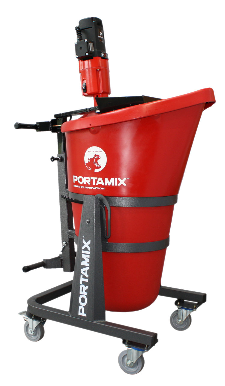 Portamix Mega Hippo Mixing Station SelfLeveler mixing Chart